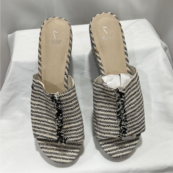 Simply Vera Vera Wang Shoes - Stunning Vera by Vera Wang Striped Women's Slip-On Mules/Wedges/Shoes